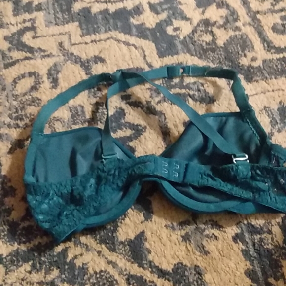 Cosabella never say never padded teal push up bra 32d - Picture 2 of 3